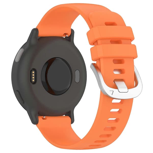 20 mm silikone urrem til Garmin vivoactive 5 / Active 5 (LGL) Orange