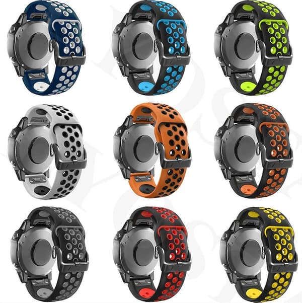 Silikone Quick Release Urrem til Garmin Fenix7 6X5X Forerunner945 (LGL)