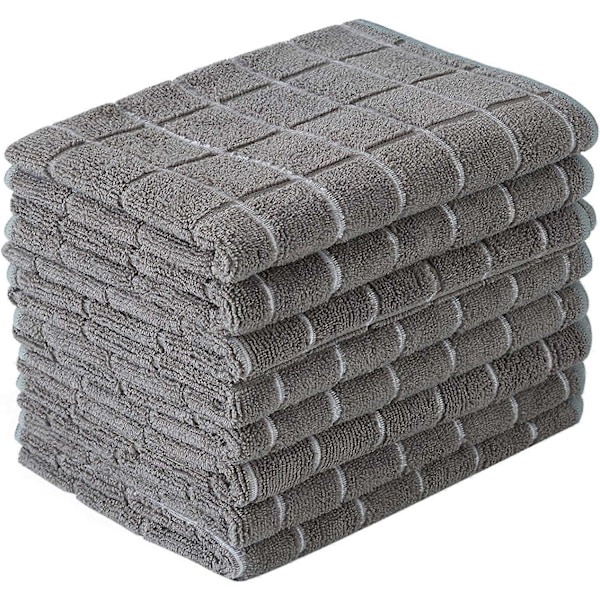 Kökshanddukar - Grå - 6-pack (LGL)