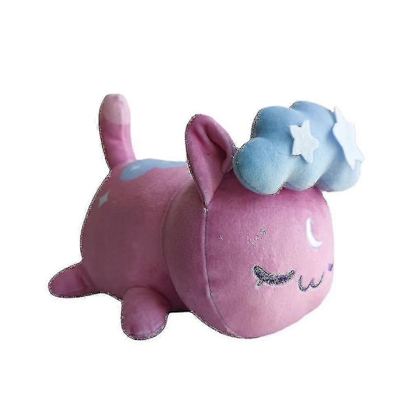 Aphmau Meow Meows Plysch Aphmau Plyschleksak Docka Gåva 25cm GuanGuan LGL cat with bow