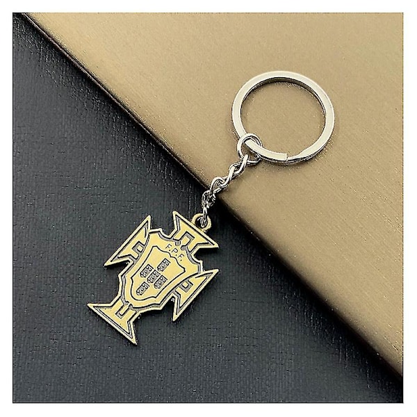 Metall Nyckelring med Juve Barcelona Real Madrid Liverpool Paris Tottenham Brasilien Italiensk Nyckelring Hänge Smycken Koppar (LGL) Portugal