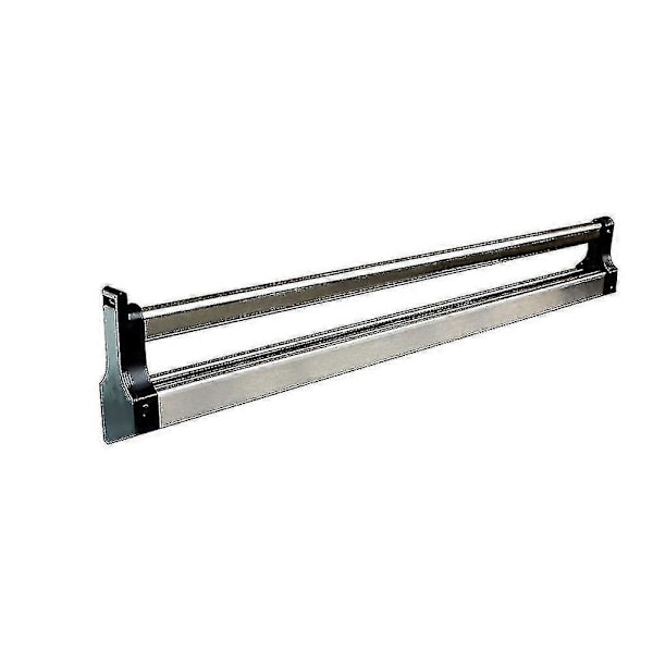 Laajennettava vaatekaapin henkari ulosvedettävä vaatekaapin apuvarsi säädettävä vaatetanko yläkiinnitys A LGL Stainless Steel Black 30cm