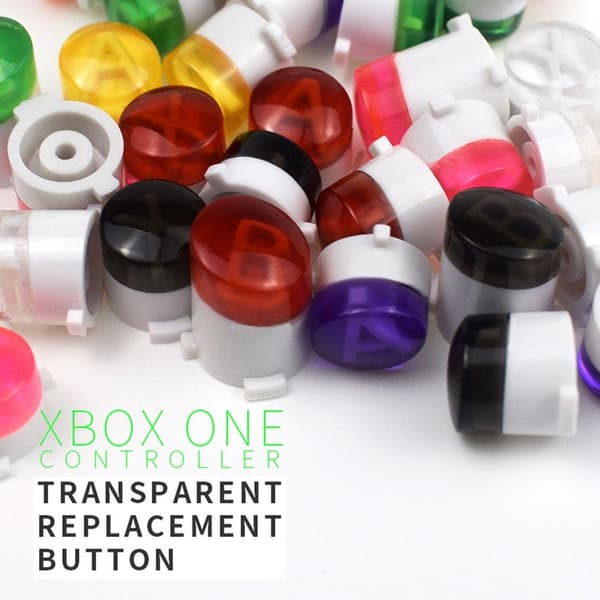 Til Xbox One S One Elite Controller ABXY Udskiftningsknapper - Lyseblå