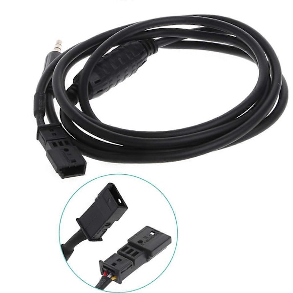 3-benet 3,5 mm Jack AUX Adapter Radio Interface Kabel Til BM54 E39 E46 E53 X5 (LGL)
