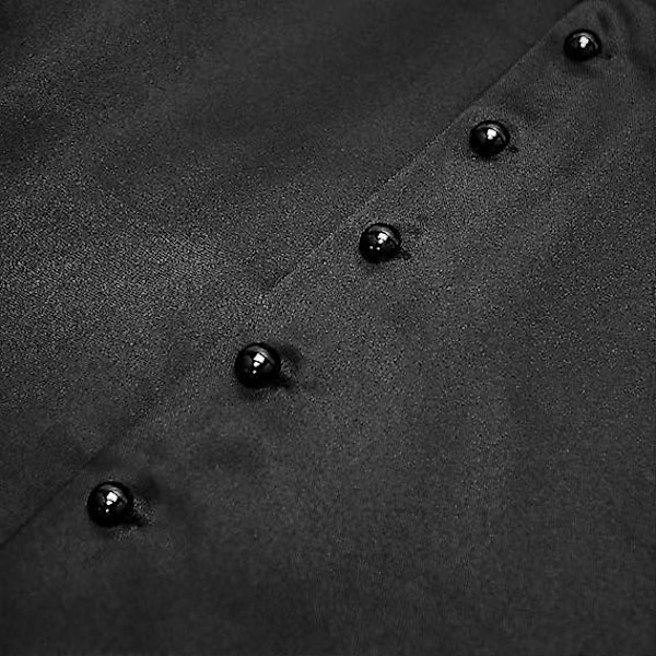 Miesten Cassock-kaapu Kirkon kaapu Kuoron pappi Papiston puhujakoroke Liturginen LGL black S