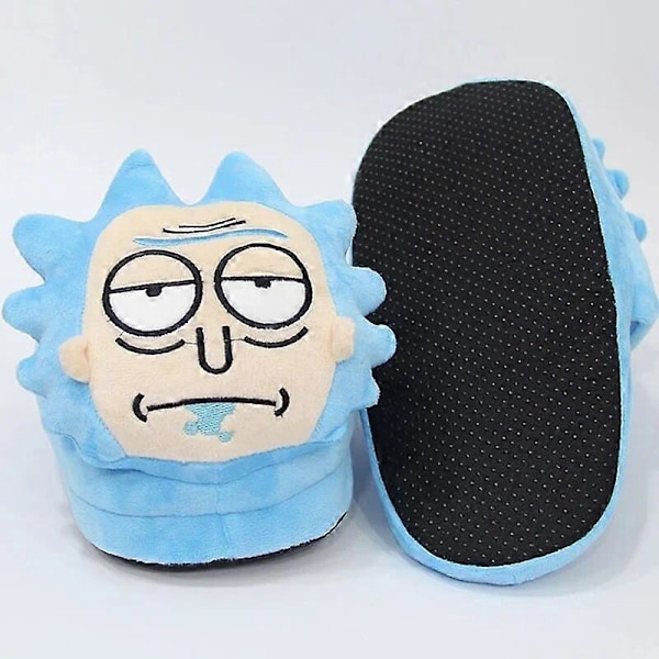 Tecknade Rick and Morty Plyschtofflor Anime Karaktär Rick Sanchez Par Möbler Tofflor Julklapp Födelsedagspresent Grossist LGL Rick Sanchez free size About 28CM