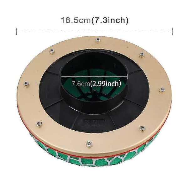 HKS 76mm Rund Sopp Super Power Bilrenser (LGL)