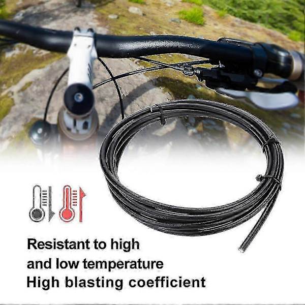 Hydraulisk skivebremseslange til cykel med olivenkoblingssæt - 3 m længde (LGL)