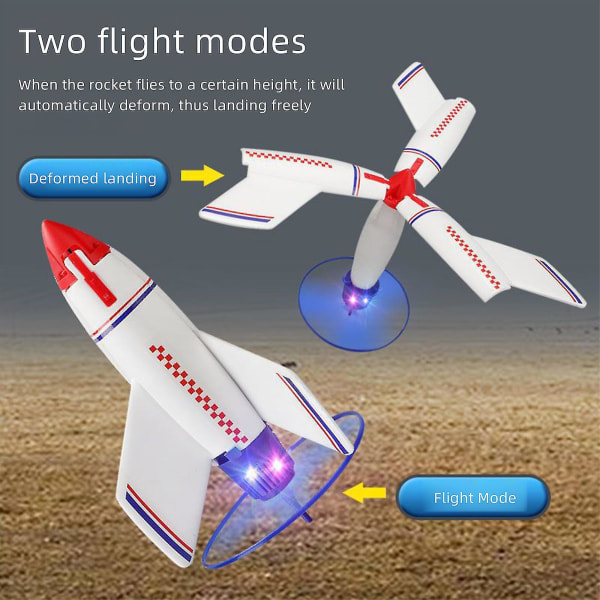 Avaruusrakettilelu, Airspace-rakettilelu, sähkömoottorinen ilmarakettilelu lapsille 8-12-vuotiaille ulkolelu [GL] red