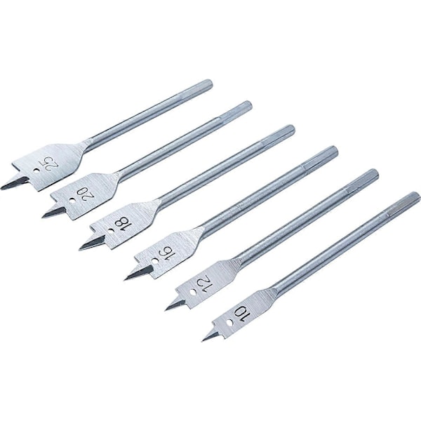 Platt Träborr Set (10-25mm) (LGL)