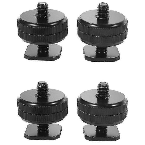 1/4 tum-20 Monteringsadapter Stativskruv Till Blixtskoadapter (2-pack) (LGL)