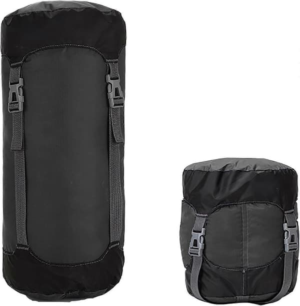 Kompresjonspose for sovepose, 45L Lett Vanntett Kompresjons Nylonpose Oppbevaringspose, Reisekompresjonspose, B (LGL)