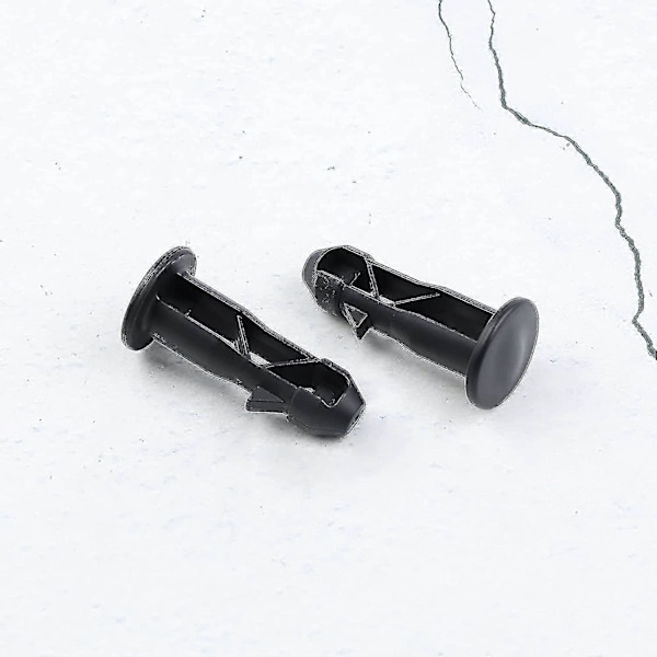 3 Par Gångjärnsbultar Gångjärnstappar För Soptunnalock Passar 240/120/100/60l Utomhussoptunnor, 65mm X 18mm, Svart Plast LGL