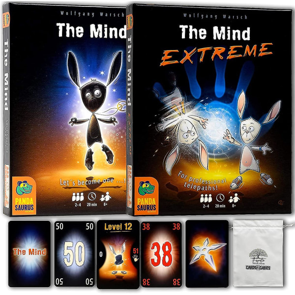 The Mind Kortspel Partyspel Brädspel Hemlagserfarenhet Interaktiva Pusselspel för Vuxna Barn The Mind Extend