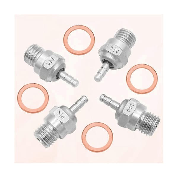 4 stk. Gløderør N4 Tændrør Nitro Motor Dele Erstatning Os Til Redcat 1/8 1/10 Rc Bil Lastbil LGL