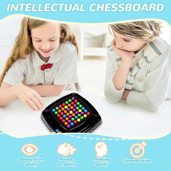 48-241 st Pärlor Intellektuellt Schackbräde Strategi Brädspel Schackbräde för Barn Vuxna LGL 48 Beads