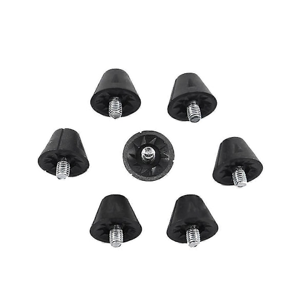 25 kpl Jalkapallokenkien Vaihtopiikkejä 13mm Jalkapallokenkien Nastat Piikit 5mm Kierteellä Juoksukenkään LGL Black