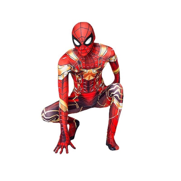 Golden Iron Spider-man Tights set aikuisten lasten Halloween-asuihin 180CM