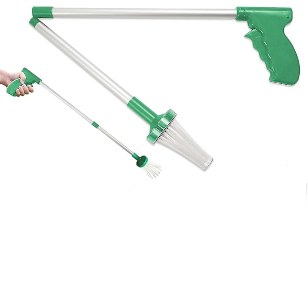 Edderkoppefanger Langt Håndtag 74cm Sammenfoldeligt Design Insektfanger Edderkoppefanger Ekstra Langt Håndtag Fjerner Humane Edderkopper, Insekter, Mejetærsker, Hvepse