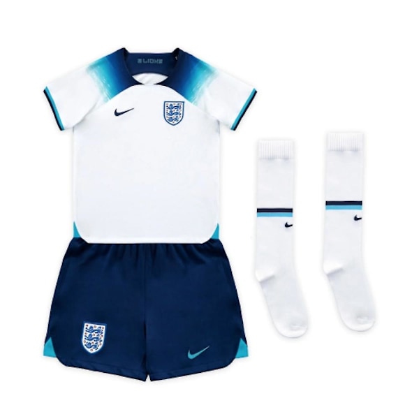 2022-2023 England Hjemme Mini Kit LGL White SB 4/5yrs (104-110cm)