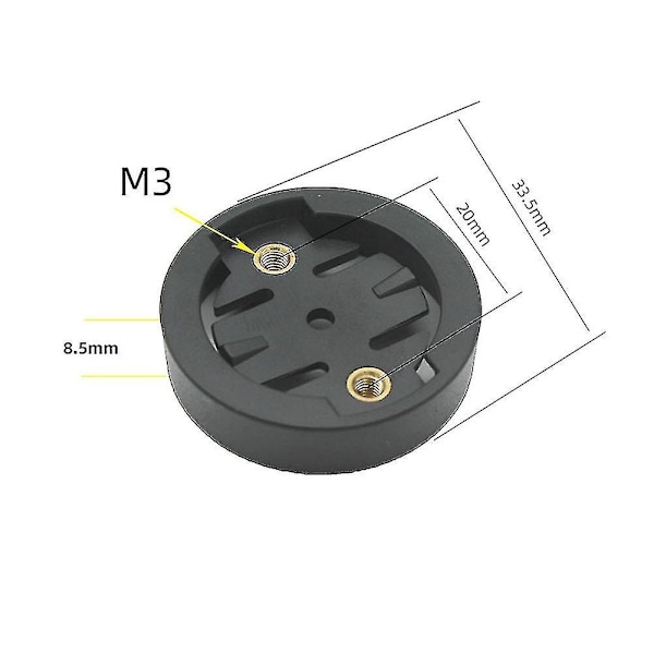 1 sett sykkelcomputerfesteholder for Corki Gopro Garmin-kamera [GGL]