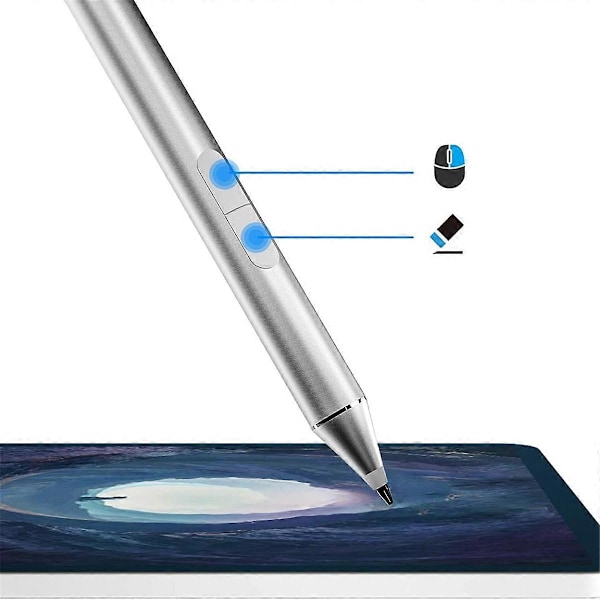 Pen til Elite X2 1013 G3, EliteBook X360 G2/G3/G4, ProBook G1/G2, Elite Laptop Pen til T4Z24AA LGL SilverGray