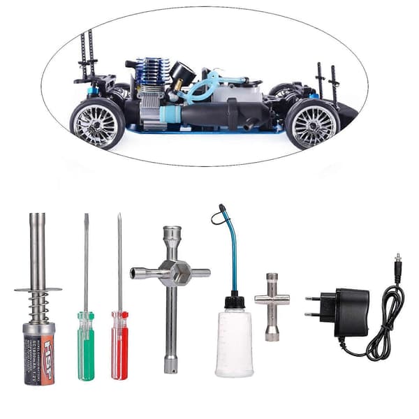 RC Starter Gløderørs Tænder Sæt til HSP 80141 80142A Nitro Modelbil (LGL)