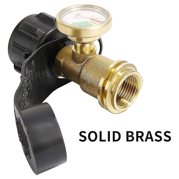 Propaanitankin mittari, vuodonilmaisin, kaasunpainemittari matkailuautoon, tyypin 1 Con LGL kanssa black  gold