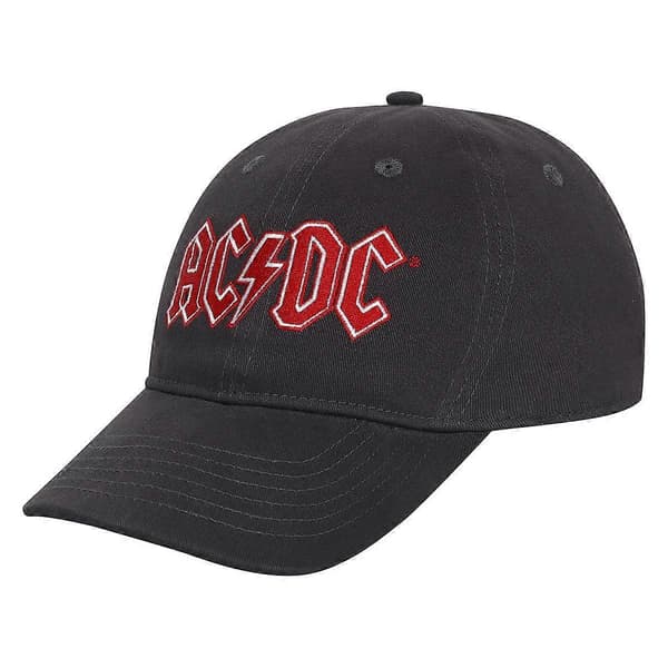 AC/DC Caps (LGL) Charcoal One Size