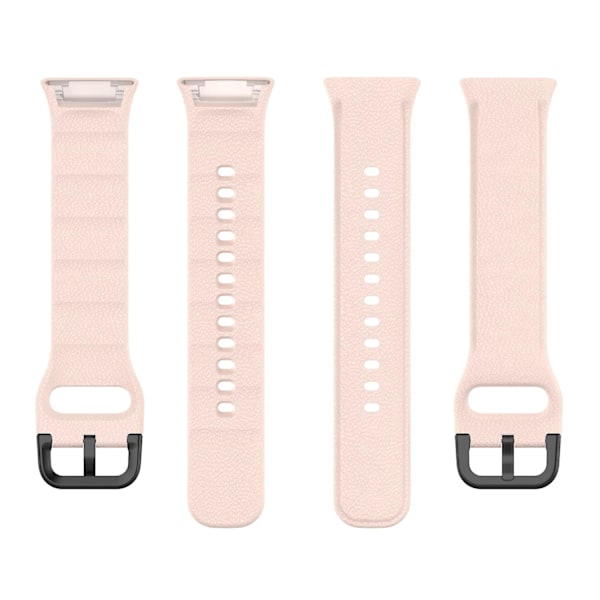 Teksturert silikon klokkearmbånd erstatning [GGL] Light pink Oppo Watch Free