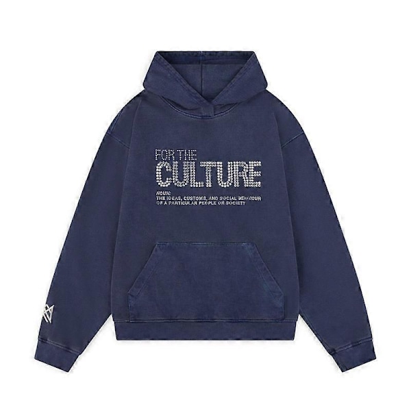 Y2k Hættetrøjer Herre Pullovers 2024 Forårsmode Amerikansk Stor Lomme Tyk Top Trend Solid Høj Kvalitet Langærmet Sweatshirt Ny LGL L Gold