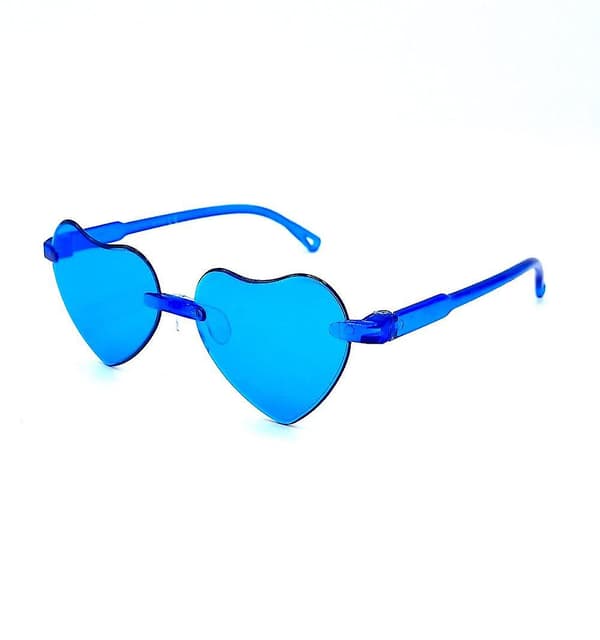 Solbriller børn - Hjerte - flere farver (LGL) Blue