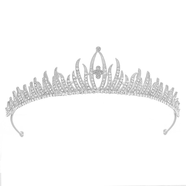 Bröllopshårkrona tiara i kristall (LGL)
