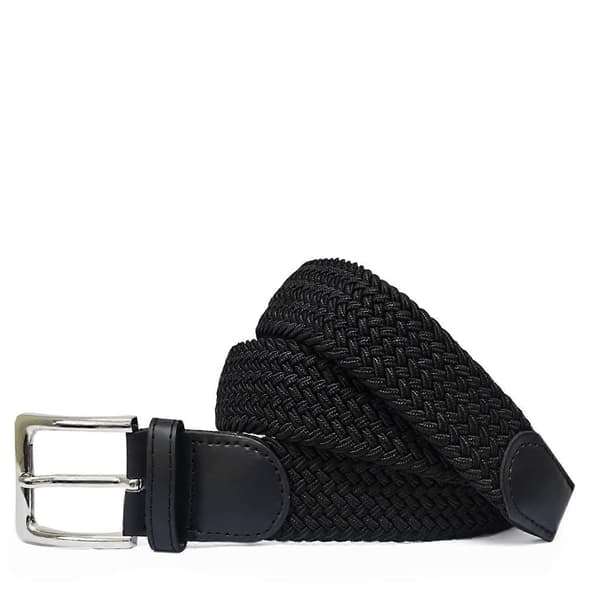 Elastisk stoffbelte unisex, flettet stretchbelte, elastisk belte for menn og kvinner (LGL)