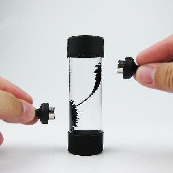 Ferrofluid Magnetic Fluid Flytende Display Morsom Ferrofluid Leketøy Stress Relief Leker Science Decompress[GL] Black