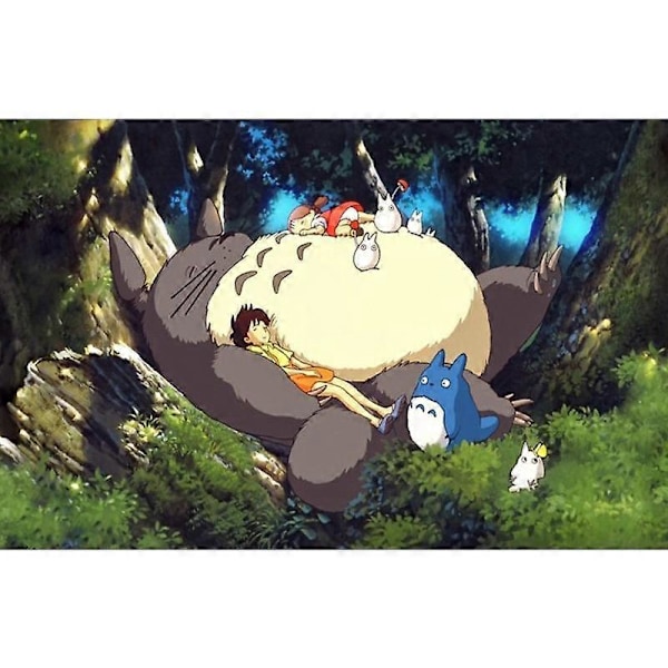 Min granne Totoro Spargris Harts Totoro Figurer Japansk Stil Mynt Pengabox LGL black white