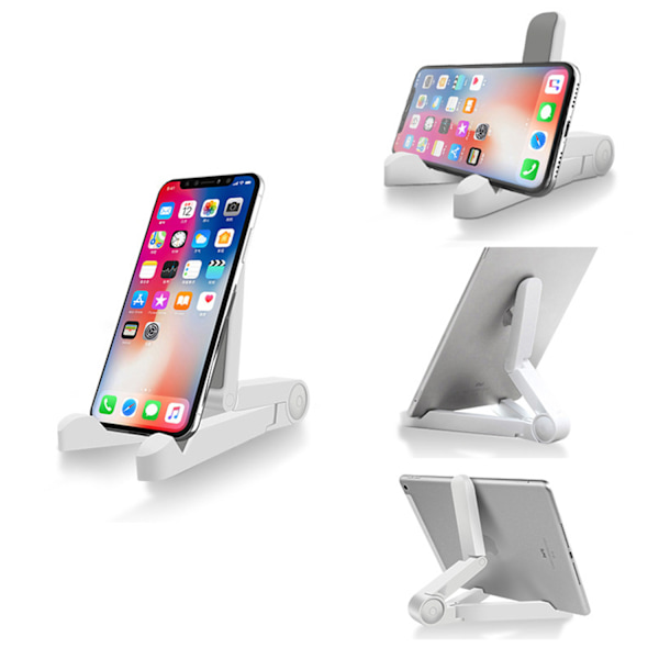 Justerbar standerholder til tablet (LGL) Vit Hvid