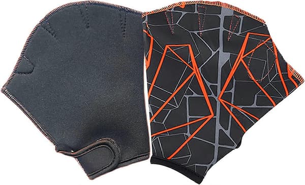 Nylon Simhandskar Vatten Simning Handskar med Simhud Vattenträning Hand Simhud Small (LGL) orange S