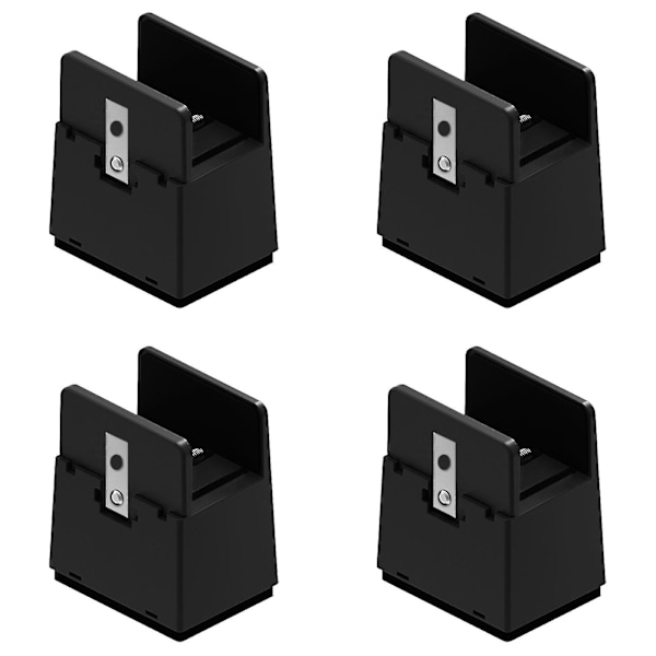 4x Sängyn Huonekalujen Korotuspalat 5/10cm Raskaaseen Käyttöön Säädettävät Pöydän Korotusjalat - xinhan LGL Black 5cm