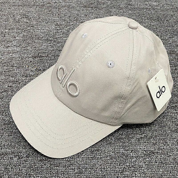 Alo Yoga Unisex Baseballkeps Broderad Ankungekeps Solskydd Solhatt LGL A