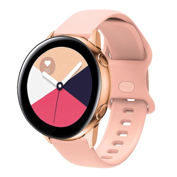 20mm Universellt Silikon Armbandsbyte för Samsung Galaxy Watch Active/Active2 40mm/Watch 42mm/Huami Amazfit GTR (42mm)/Garmin LGL Coral