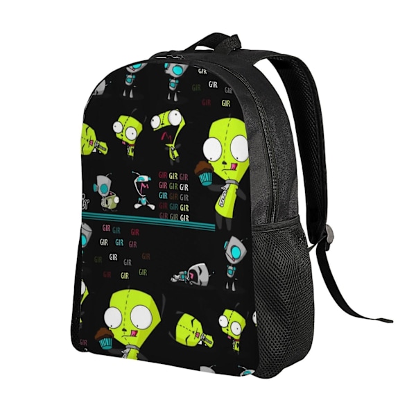 Invader Zim Show Planet Ryggsäck Lätt Unisex Basic Daypack Bookbag Laptop Väska Ryggsäck För Resor Skola Offi-DCqw763 [L]