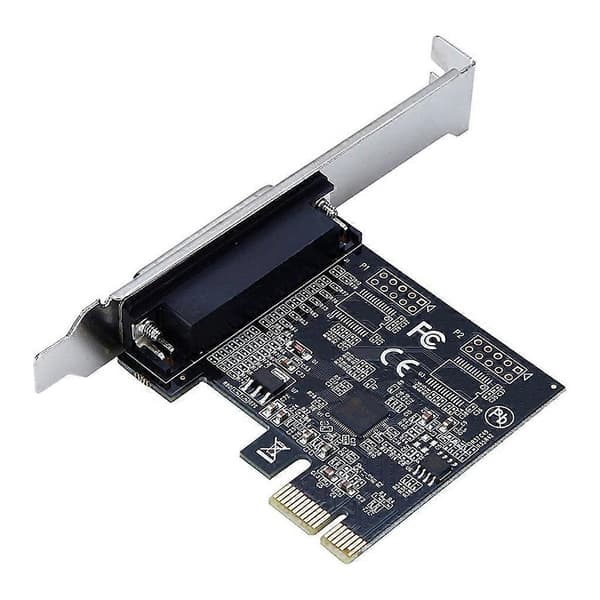 Parallelport DB25 25Pin PCIE Riser-kort LPT Printer til PCI-E for Express-kort Konverter Adapter AX99100 (LGL)