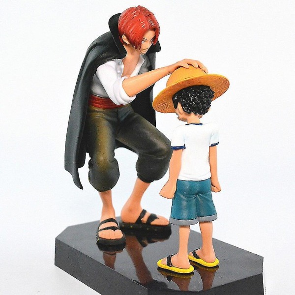 One Piece Luffy Shunks PVC Actionfigurer Leksak 18cm One Piece Anime Monkey D Luffy Figurine Leksaker Dockor