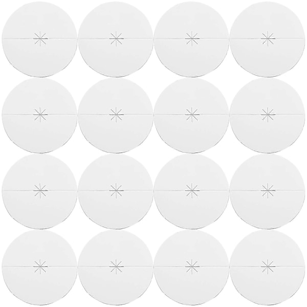 100 kpl Lisävarustetarjotin Mehiläisvahakynttilälevyt Tippasuoja Kynttilät Tippasuojat Levyt Kynttilät Tippasuojat LGL 8.00X8.00X0.10CM