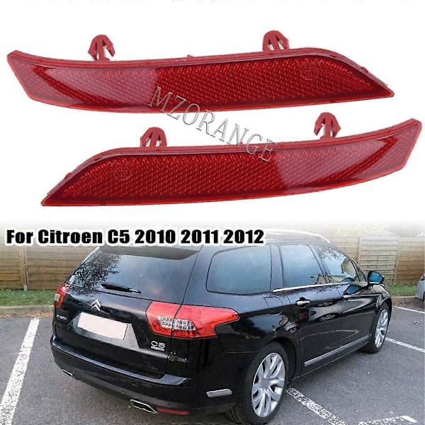 2kpl Takapuskurin Valo Citroen C5 2010 2011 2012 Takajarruheijastin Pysäytysmerkkivalo Takavaroitusvalo LGL 1pc left