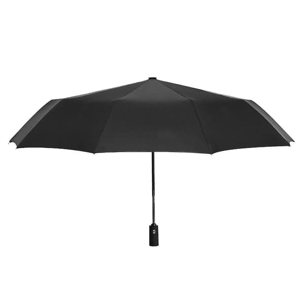 Sateenvarjo, kompakti - 105 cm - musta / punainen (LGL)