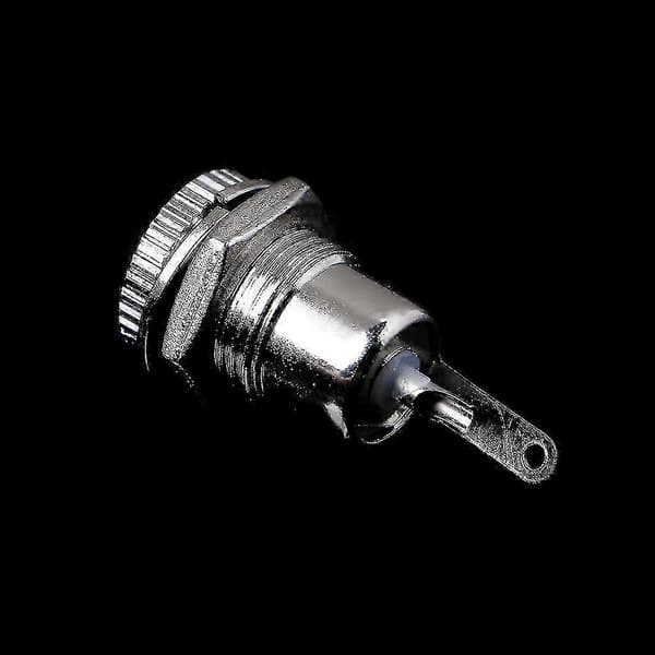 5,5 mm x 2,1 mm DC strømstik hun panelmonteringsstik (LGL)
