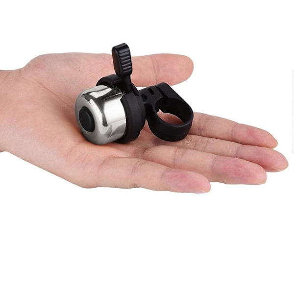 Paket Cykelklockor Mässing Små Cykelklockor Ljud Klarare, Högre, Längre Varaktighet, Renare Ljudkvalitet (Silver; Guld) (LGL)