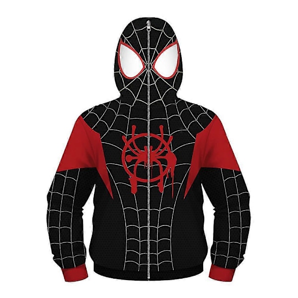 Børne Spider-man Hættetrøjer Hætte Zip Jakke Top Overtøj Fans Gave LGL B 8